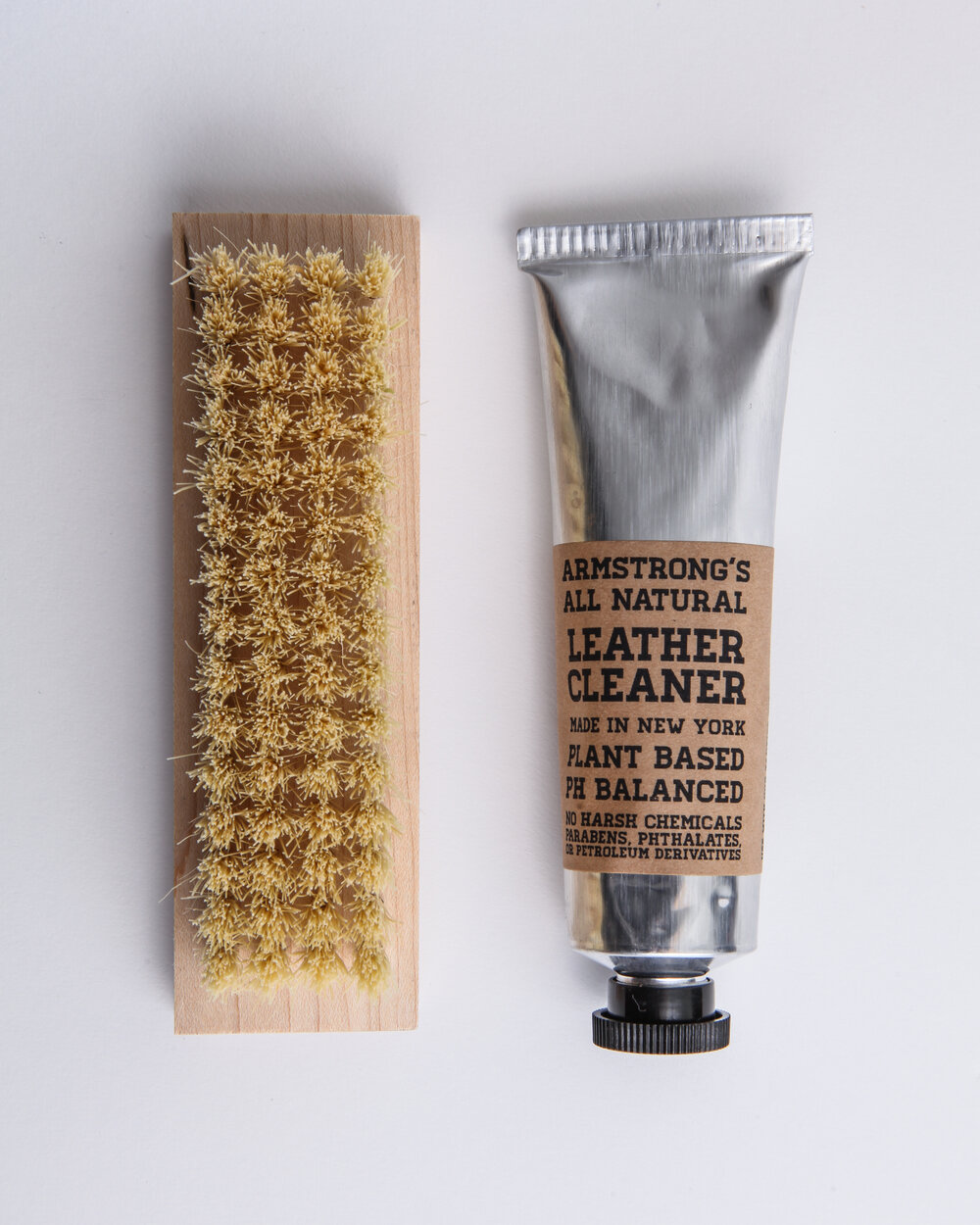 Leather Cleaner + Tampico Scrub Brush — Armstrong's All Natural - Made in  USA